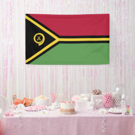 Vanuatu-Flagge Banner