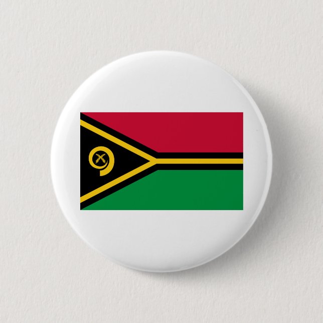 Vanuatu-Flagge Button (Vorderseite)