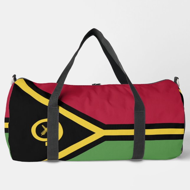 Vanuatu-Flagge Duffle Bag (Vorderseite)