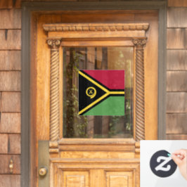 Vanuatu-Flagge Fensteraufkleber