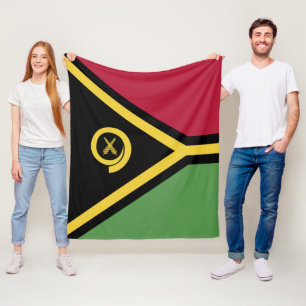 Vanuatu-Flagge Fleecedecke