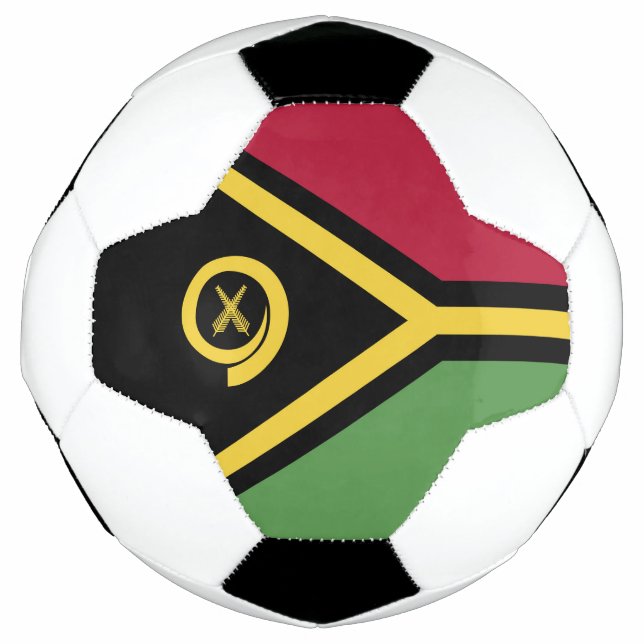 Vanuatu-Flagge Fußball (Vorderseite)