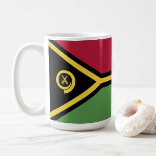 Vanuatu-Flagge Kaffeetasse