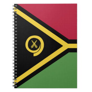 Vanuatu-Flagge Notizblock