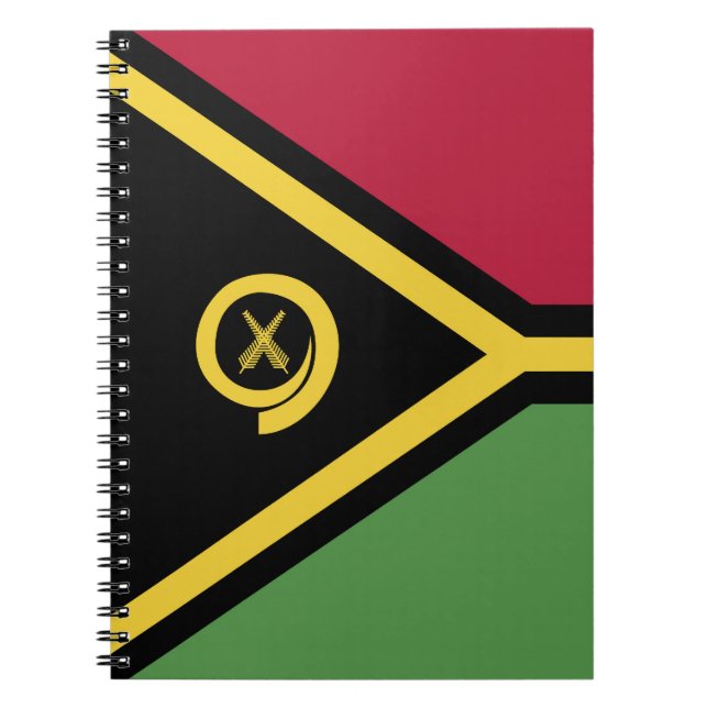 Vanuatu-Flagge Notizblock (Vorderseite)
