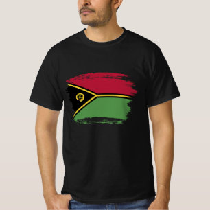 Vanuatu-Flagge T-Shirt