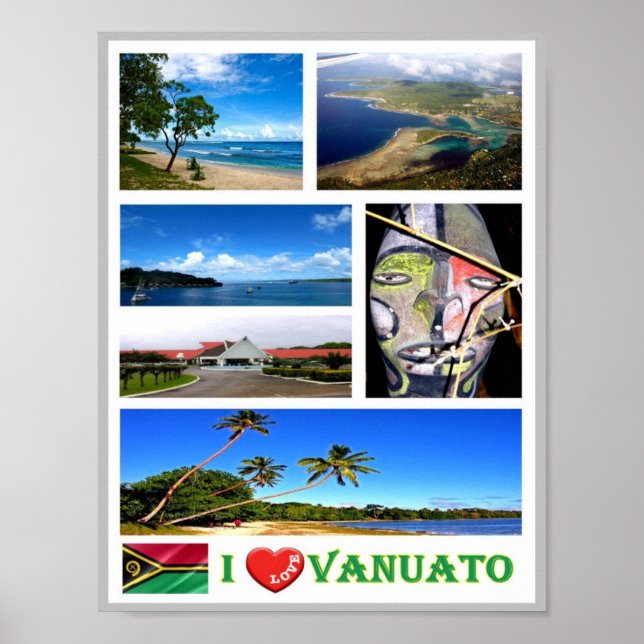 Vanuatu - I Love - Poster (Vorne)