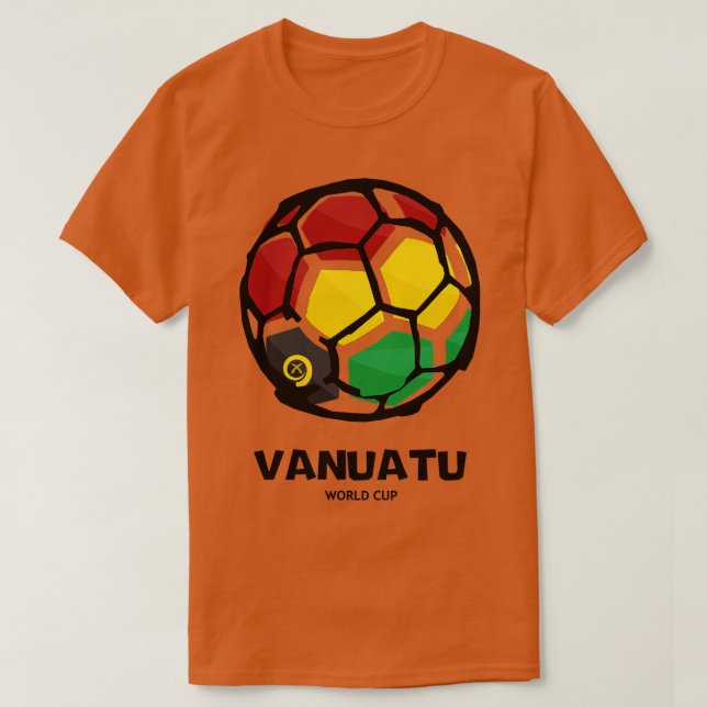 Vanuatu-Landesflagge T-Shirt (Design vorne)