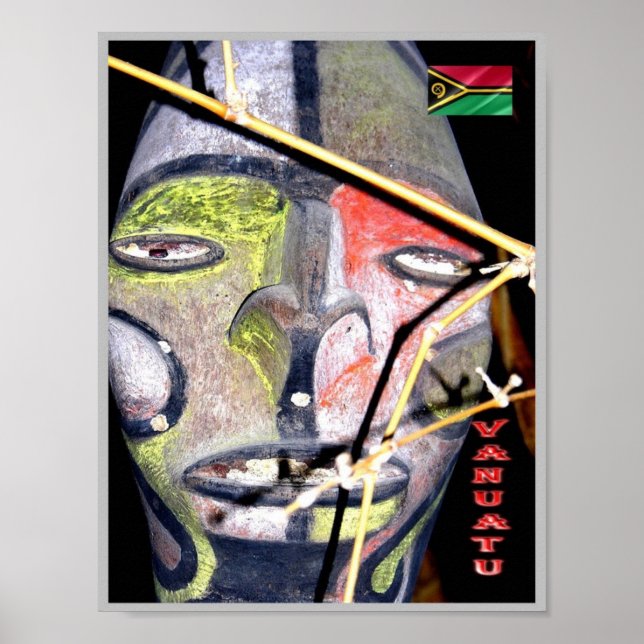 Vanuatu - Mask - Poster (Vorne)