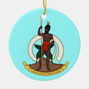 VANUATU - Ornement de Noël personnalisé