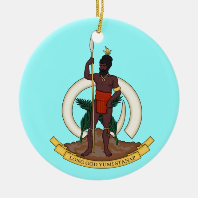 VANUATU - Ornement de Noël personnalisé (Devant)