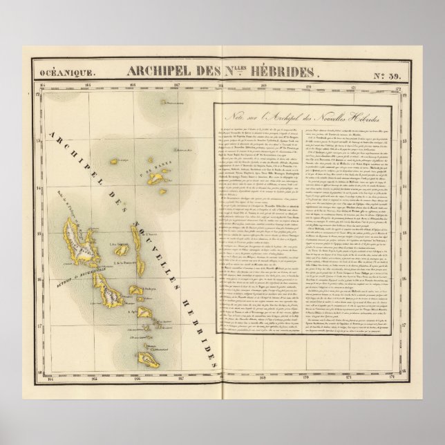 Vanuatu Ozeanien Nr. 39 Poster (Vorne)