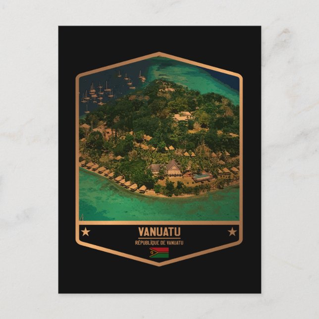 Vanuatu Postkarte (Vorderseite)