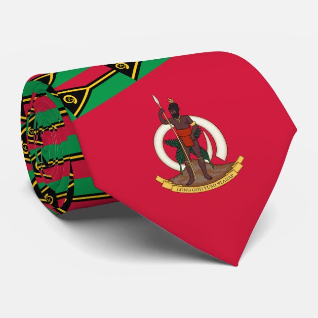 Vanuatuanische Flagge und Wappen, Flagge von Vanua Krawatte (Gerollt)