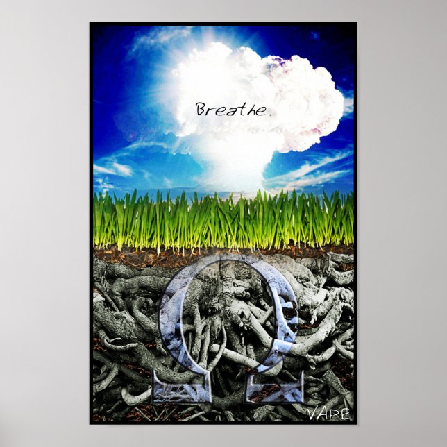Vape Breathe Poster (Vorne)
