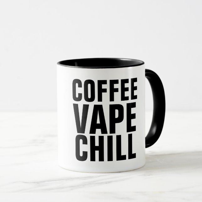 VAPE CAFÉ Mugs (Devant droit)