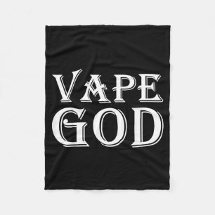 Vape-Gott lustiges Vaping-Kostüm für Anti-Raucher, Fleecedecke