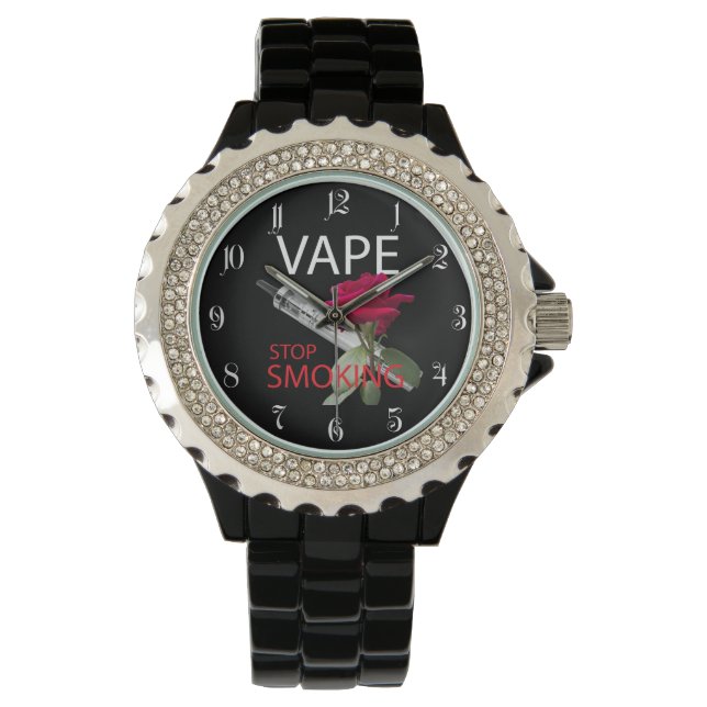 Vape. Hör auf zu rauchen Armbanduhr (Vorderseite)