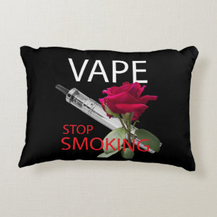 Vape. Hör auf zu rauchen Dekokissen