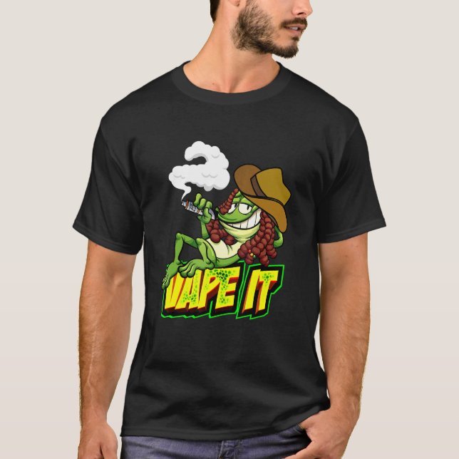 Vape It Geko Vaping T-Shirt (Vorderseite)
