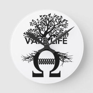 Vape Leben-Uhr Runde Wanduhr