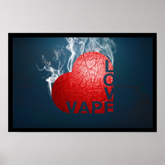 Vape Liebe Poster (Vorne)