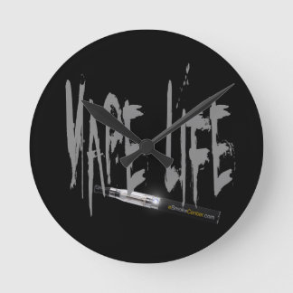 Vape Life! Runde Wanduhr