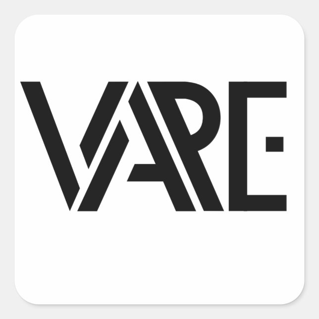 VAPE QUADRATISCHER AUFKLEBER (Vorderseite)