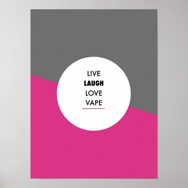 Vape Quotes Premium Poster (Vorne)