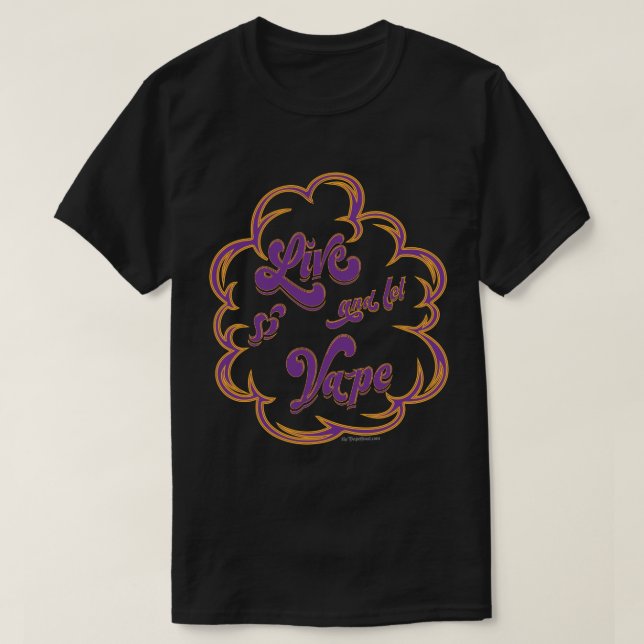 VAPE-Shirt | Lebend und Gelassen Vape | VapeGoat™ T-Shirt (Design vorne)