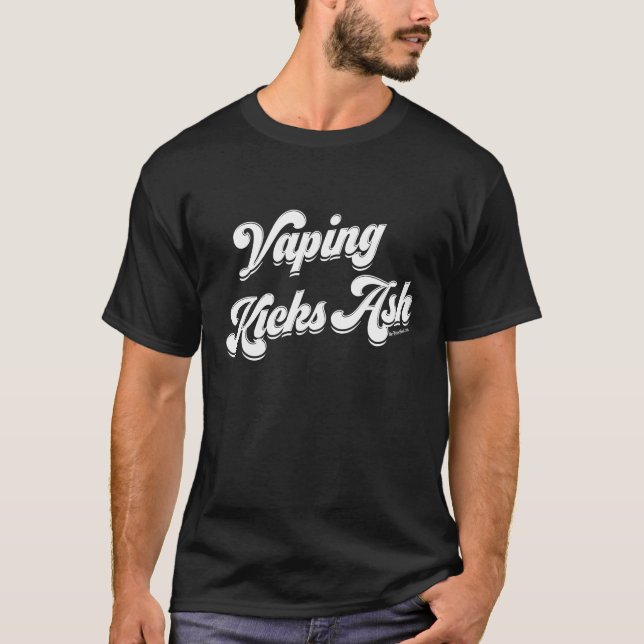 VAPE-Shirt | Vaping Kicks Ash VapeGoat™ T-Shirt (Vorderseite)