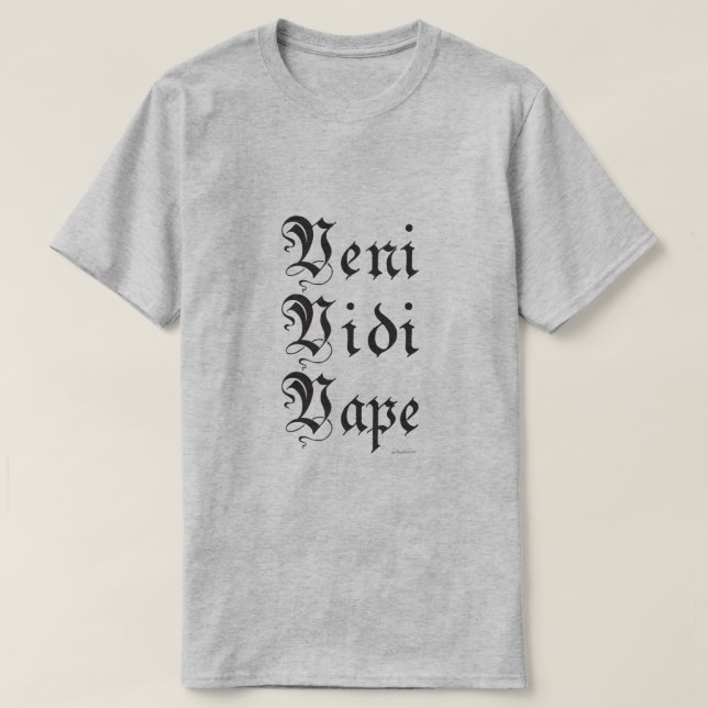 VAPE-Shirt | Veni Vidi Vape | VapeGoat™ T-Shirt (Design vorne)