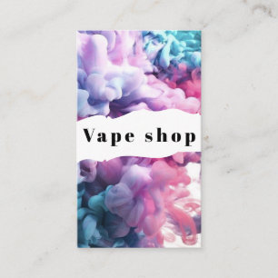 Vape Shop Fumer Carte de visite de cigarettes