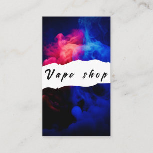 Vape Shop Fumer Carte de visite de cigarettes