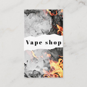 Vape Shop Fumer Carte de visite de cigarettes