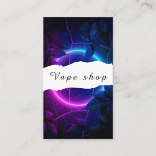 Vape Shop Fumer Carte de visite de cigarettes