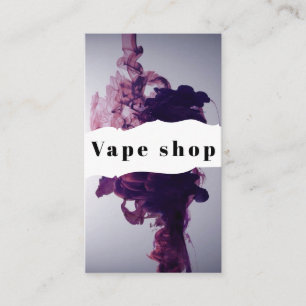 Vape Shop Fumer Carte de visite de cigarettes
