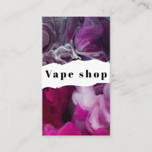 Vape Shop Fumer Carte de visite de cigarettes