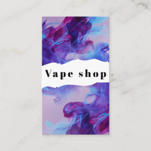 Vape Shop Fumer Carte de visite de cigarettes