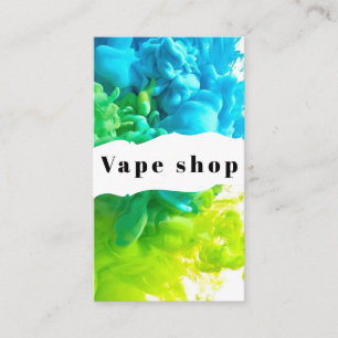 Vape Shop Fumer Carte de visite de cigarettes