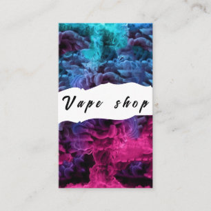 Vape Shop Fumer Carte de visite de cigarettes
