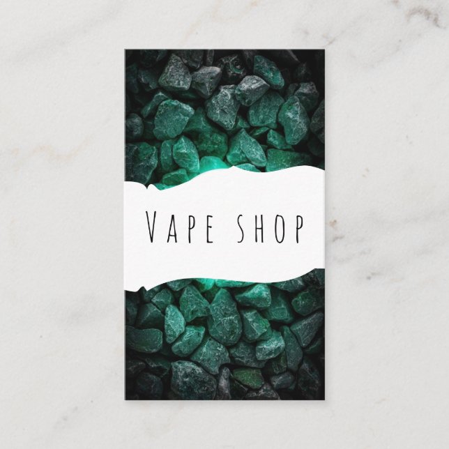 Vape Shop Fumer Carte de visite de cigarettes (Devant)