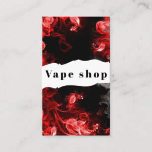 Vape Shop Fumer Carte de visite de cigarettes
