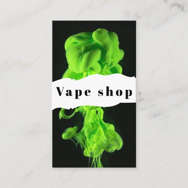 Vape Shop Zigarette Visitenkarte (Vorderseite)