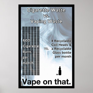 Vape sur cette affiche d'information