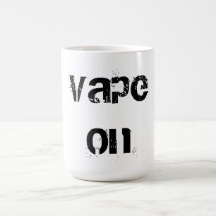 Vape sur la tasse de café