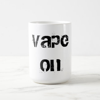 Vape sur la tasse de café