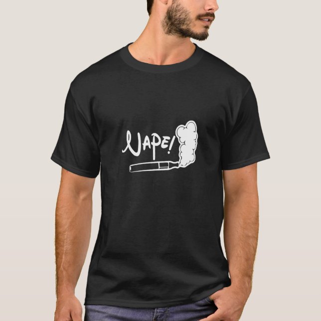 Vape Vape Vape Master Vape Life Vape Gag T-Shirt (Vorderseite)