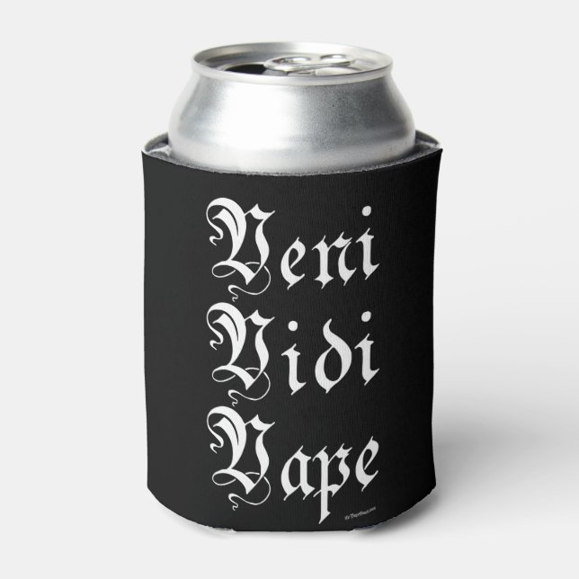 VAPE | Veni Vidi Vape Black by VapeGoat™ Dosenkühler (Kanne Vorderseite)