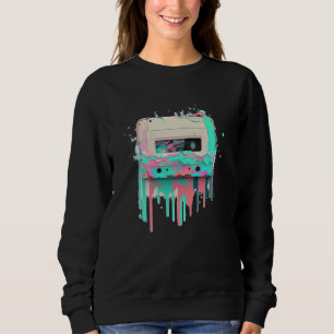 Vaperwave-Ästhetik-Glitch-Kassette-Tape-Retrowave Sweatshirt